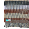 Recyled wool stripe blanket